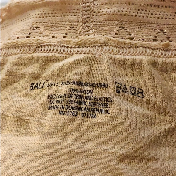 Bali Plus Size 3X (10/11) Comfort Revolution Hi-Cut Lace Brief, Sand - NWT - Picture 4 of 7